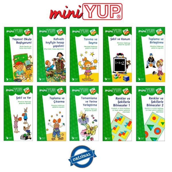 MiniYUP 6+ Yaş Dikkat Geliştirme Zeka Güçlendirme Eğitim Seti