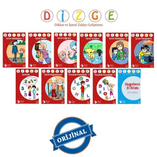DİZGE 5-6 Yaş Görsel Algı ve İşitsel Dikkat Geliştirme Seti