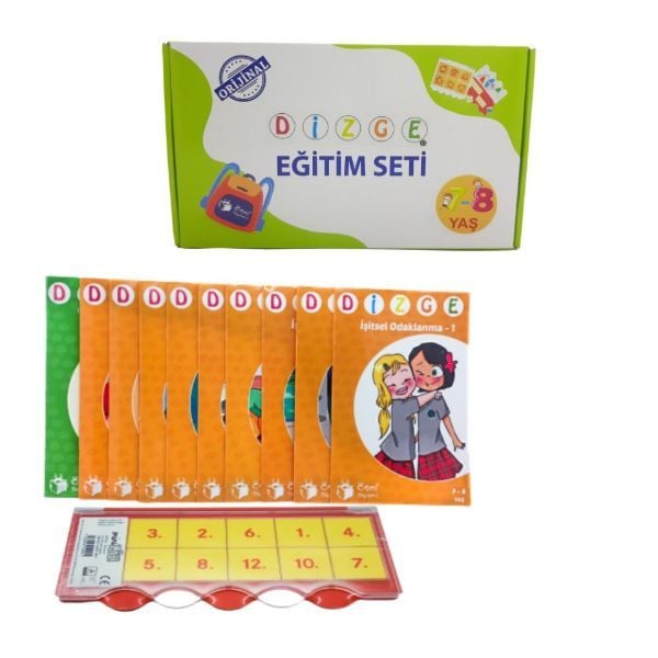 DİZGE 7-8 Yaş Görsel Algı ve İşitsel Dikkat Geliştirme Seti