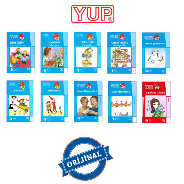 YUP 10+ Yaş Matematiksel Zeka Geliştirme Kitapları