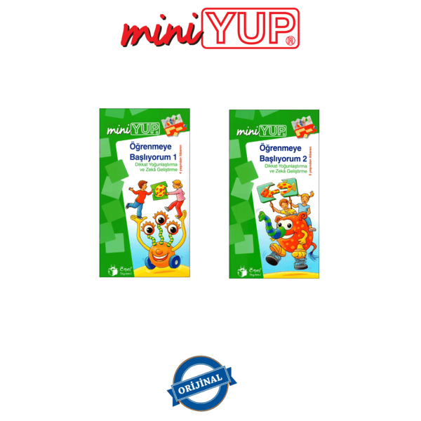 MiniYUP 4-6 Yaş Öğrenmeyi Öğreniyorum Eğitim Kitapları