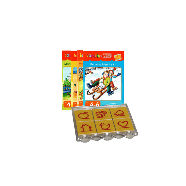 BambinoYUP 4-6 Yaş Dikkat Geliştirme Seti Mevsimler Serisi