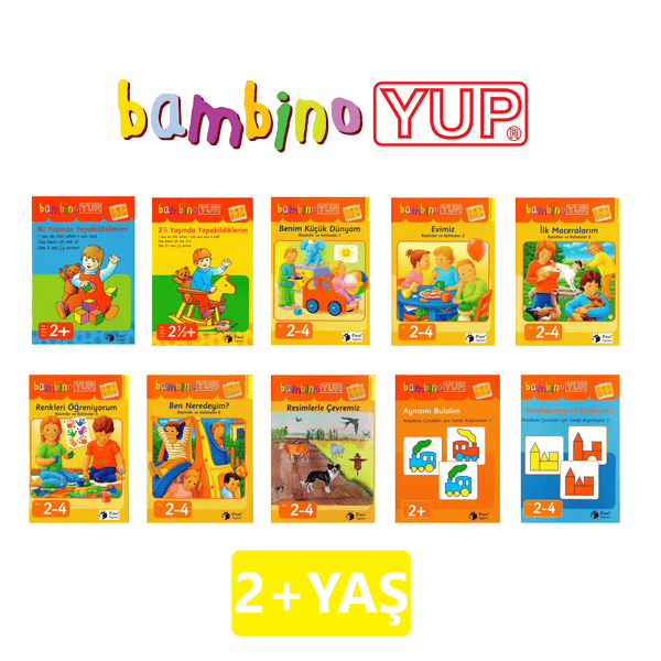 BambinoYUP 2-4 Yaş Dikkat ve Algı Geliştirme Eğitim Seti