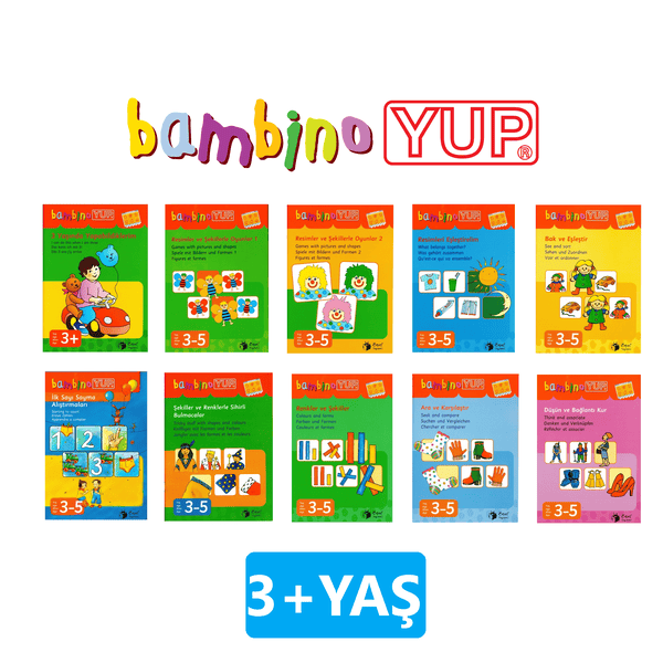 BambinoYUP 2-4 Yaş Dikkat ve Algı Geliştirme Eğitim Seti