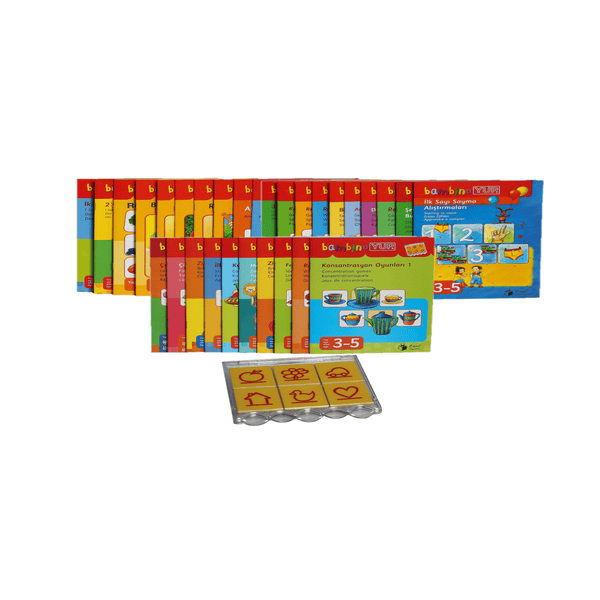 BambinoYUP 2-4 Yaş Dikkat ve Algı Geliştirme Eğitim Seti
