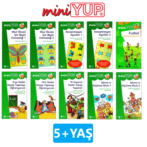 MiniYUP 5-7 Yaş Görsel ve Matematiksel Zeka Geliştirme Seti
