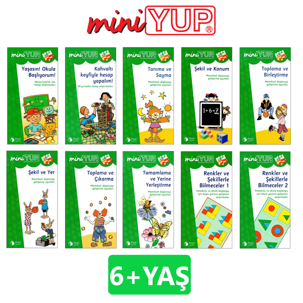 MiniYUP 5-7 Yaş Görsel ve Matematiksel Zeka Geliştirme Seti