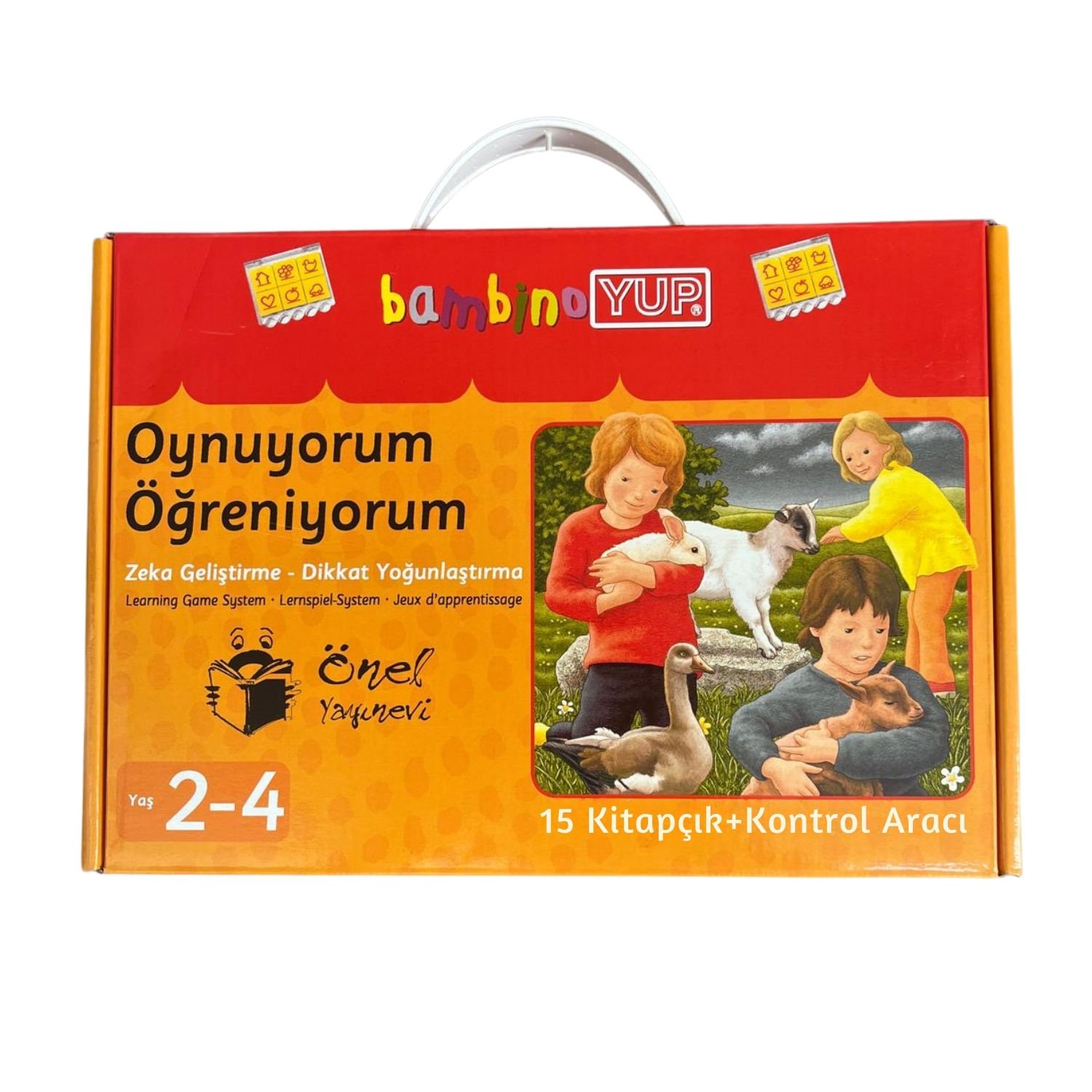 BambinoYUP 2-4 Yaş Zeka ve Dikkat Seti ( 15 Kitap + 1 Kontrol Kutusu)